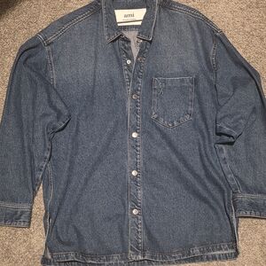 Ami Blue Denim Shirt